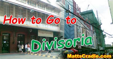 where to go to divisoria mall